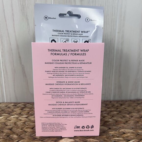 NEW ikoo Infusions Thermal Treatment Wrap Color Protect & Repair Mask, 15 ct - Picture 5 of 10